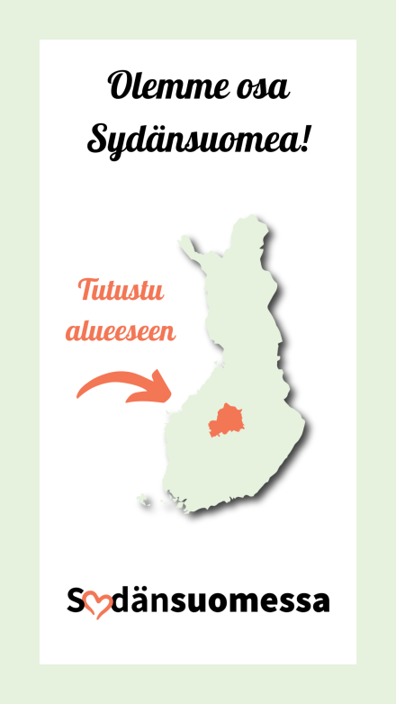 Olemme osa sydänsuomea. Tutustu alueeseen.